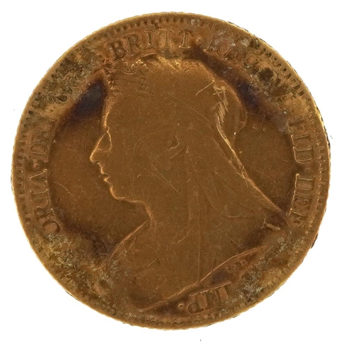 93 - Queen Victoria 1897 gold half sovereign - this lot is sold without buyer’s premium, the hammer price... 