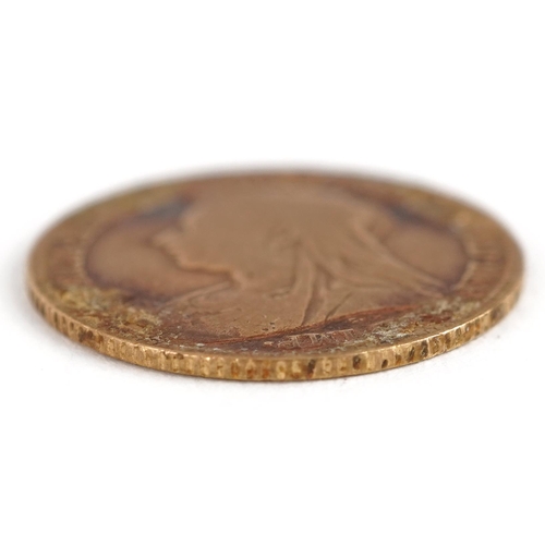 93 - Queen Victoria 1897 gold half sovereign - this lot is sold without buyer’s premium, the hammer price... 