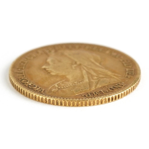 59 - Queen Victoria 1898 gold half sovereign - this lot is sold without buyer’s premium, the hammer price... 