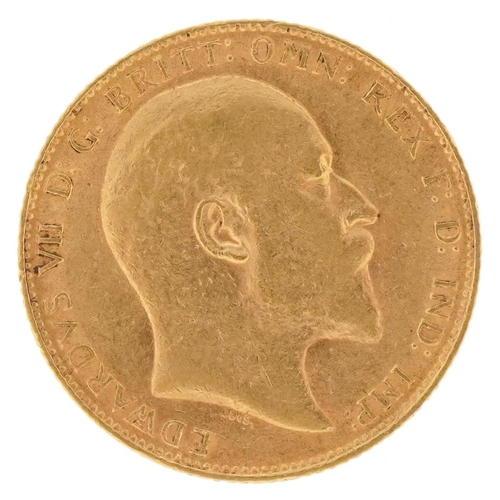 44 - Edward VII 1907 gold sovereign - this lot is sold without buyer’s premium, the hammer price is the p... 
