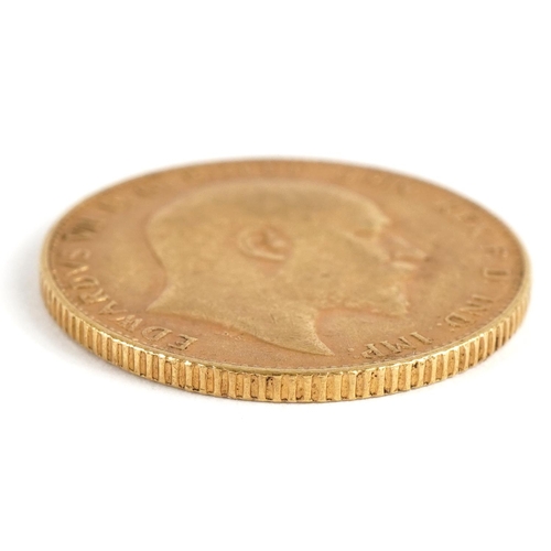 44 - Edward VII 1907 gold sovereign - this lot is sold without buyer’s premium, the hammer price is the p... 