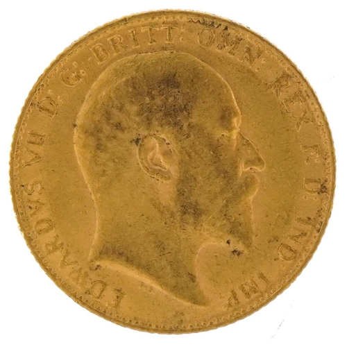 99 - Edward VII 1906 gold sovereign - this lot is sold without buyer’s premium, the hammer price is the p... 