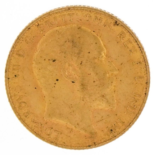 88 - Edward VII 1902 gold sovereign - this lot is sold without buyer’s premium, the hammer price is the p... 