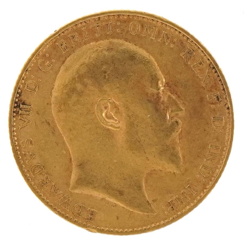 66 - Edward VII 1907 gold sovereign - this lot is sold without buyer’s premium, the hammer price is the p... 