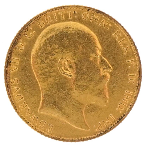 54 - Edward VII 1910 gold sovereign - this lot is sold without buyer’s premium, the hammer price is the p... 
