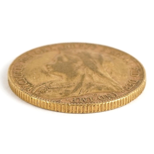 47 - Queen Victoria 1898 gold sovereign - this lot is sold without buyer’s premium, the hammer price is t... 