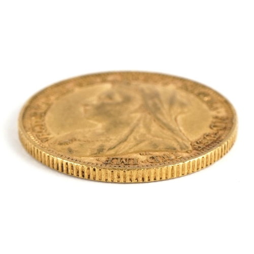 11 - Queen Victoria 1894 gold sovereign, Sydney mint - this lot is sold without buyer’s premium, the hamm... 
