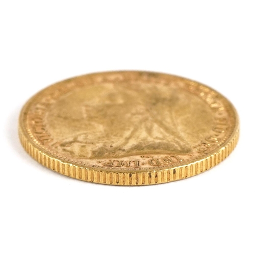 111 - Queen Victoria 1894 gold sovereign, Melbourne mint - this lot is sold without buyer’s premium, the h... 