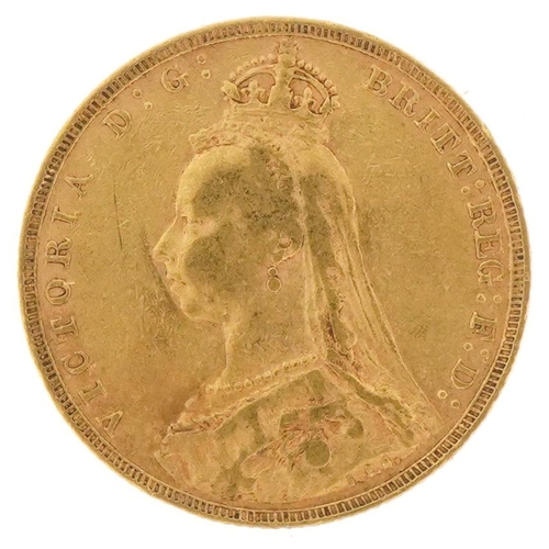 115 - Queen Victoria 1891 gold sovereign - this lot is sold without buyer’s premium, the hammer price is t... 