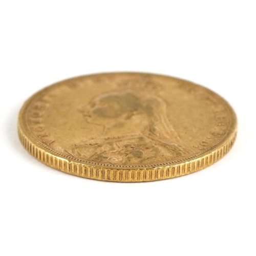 149 - Queen Victoria 1891 gold sovereign - this lot is sold without buyer’s premium, the hammer price is t... 