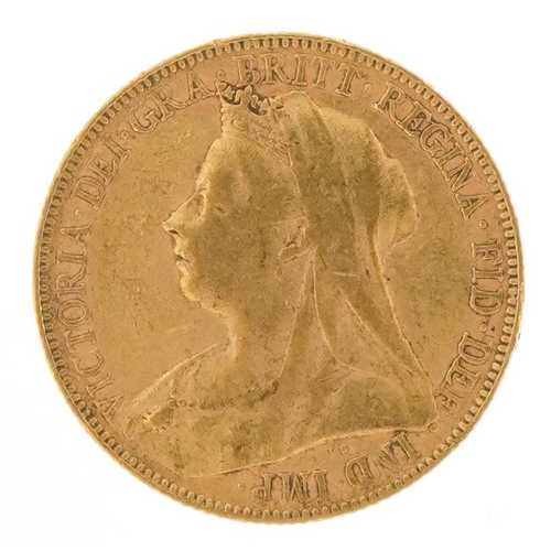 145 - Queen Victoria 1898 gold sovereign - this lot is sold without buyer’s premium, the hammer price is t... 