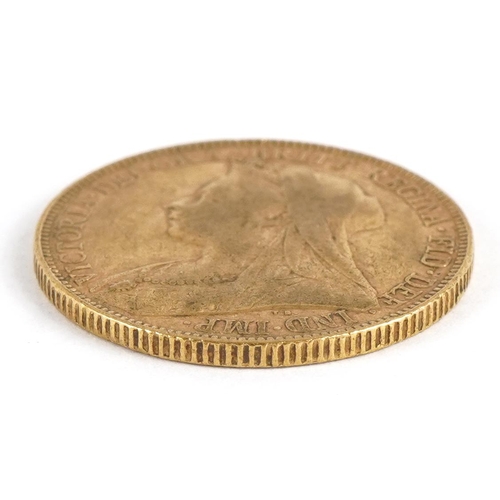 145 - Queen Victoria 1898 gold sovereign - this lot is sold without buyer’s premium, the hammer price is t... 