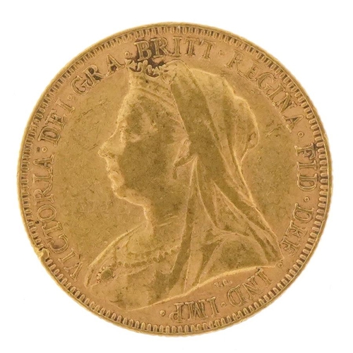 58 - Queen Victoria 1893 gold sovereign - this lot is sold without buyer’s premium, the hammer price is t... 