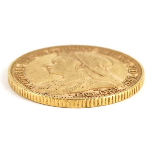 53 - Queen Victoria 1895 gold sovereign, Melbourne mint - this lot is sold without buyer’s premium, the h... 