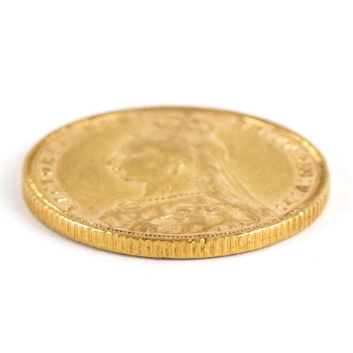 76 - Queen Victoria 1892 gold sovereign, Melbourne mint - this lot is sold without buyer’s premium, the h... 