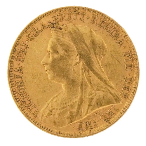 96 - Queen Victoria 1895 gold sovereign - this lot is sold without buyer’s premium, the hammer price is t... 