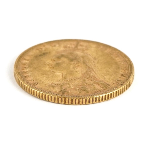 34 - Queen Victoria 1888 gold sovereign, Melbourne mint - this lot is sold without buyer’s premium, the h... 