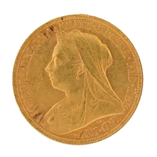28 - Queen Victoria 1894 gold sovereign - this lot is sold without buyer’s premium, the hammer price is t... 