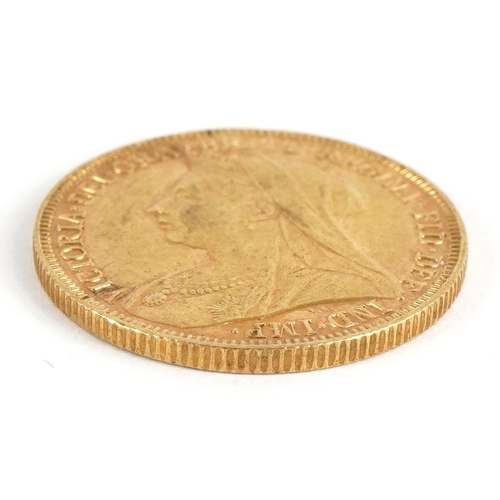 28 - Queen Victoria 1894 gold sovereign - this lot is sold without buyer’s premium, the hammer price is t... 