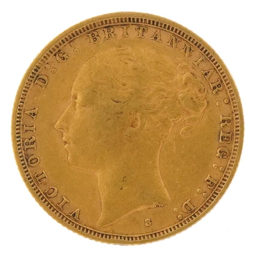 146 - Victoria Young Head 1887 gold sovereign, Sydney mint - this lot is sold without buyer’s premium, the... 