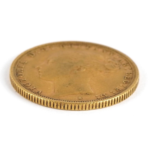 146 - Victoria Young Head 1887 gold sovereign, Sydney mint - this lot is sold without buyer’s premium, the... 