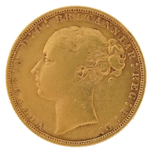 61 - Victoria Young Head 1884 gold sovereign - this lot is sold without buyer’s premium, the hammer price... 