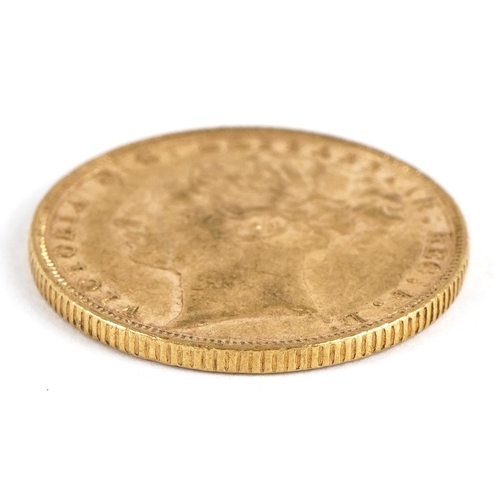 16 - Victoria Young Head 1885 gold sovereign - this lot is sold without buyer’s premium, the hammer price... 