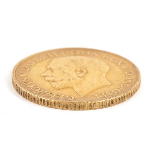 13 - George V 1913 gold sovereign - this lot is sold without buyer’s premium, the hammer price is the pri... 