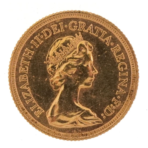 6 - Elizabeth II 1980 gold sovereign - this lot is sold without buyer’s premium, the hammer price is the... 