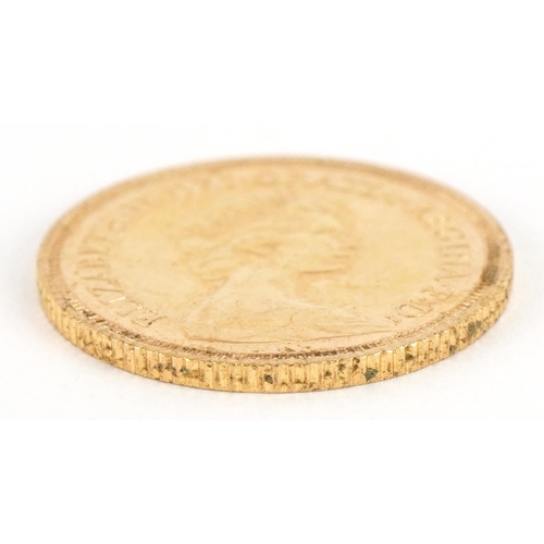 6 - Elizabeth II 1980 gold sovereign - this lot is sold without buyer’s premium, the hammer price is the... 