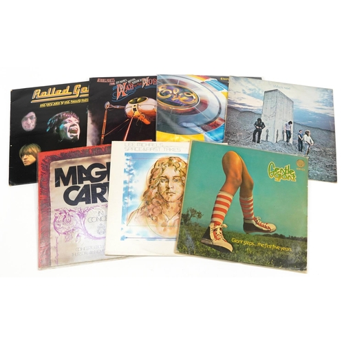 685 - Vinyl LP records including Electric Light Orchestra, Vertigo, The Who and The Rolling Stones