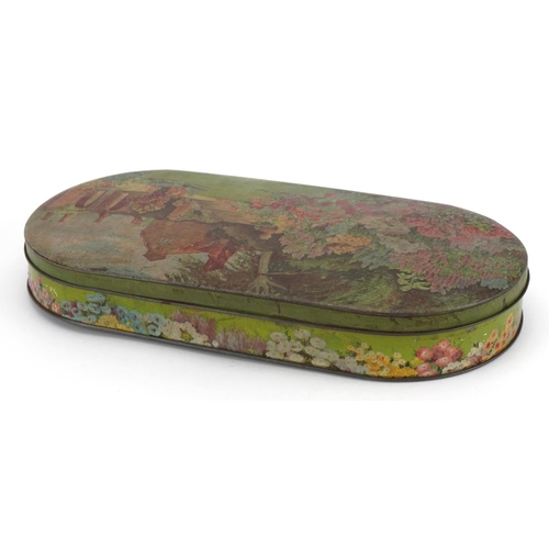 337 - Rare Huntley & Palmers biscuit tin, 31cm wide