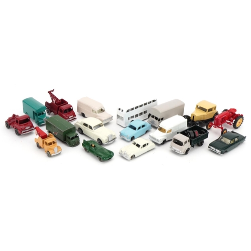 1441 - Lesney diecast vehicles including D Type Jaguar and Lomas ambulance