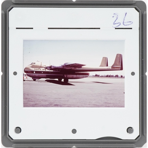 428 - Extensive collection of aviation interest civil aircraft Kodak 35mm slides including airliners, bizj... 