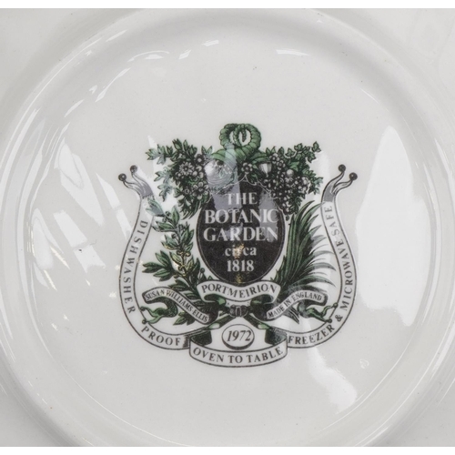 486 - Large collection of Portmeirion Botanic Garden plates, bowls and dishes, the largest 27cm in diamete... 