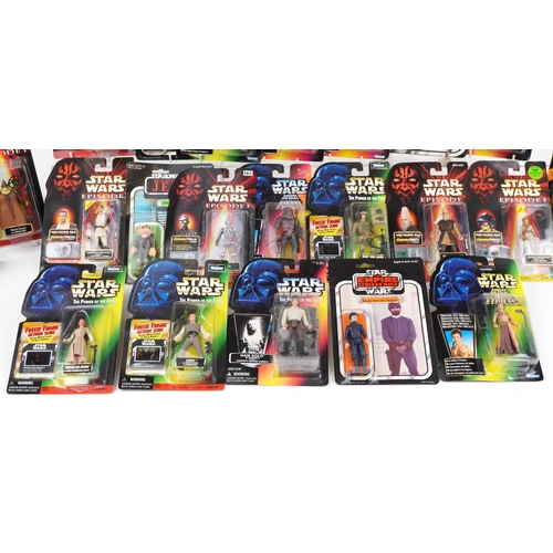 1433 - Twenty three Star Wars action figures by Kenner housed in sealed blister packs, some French includin... 