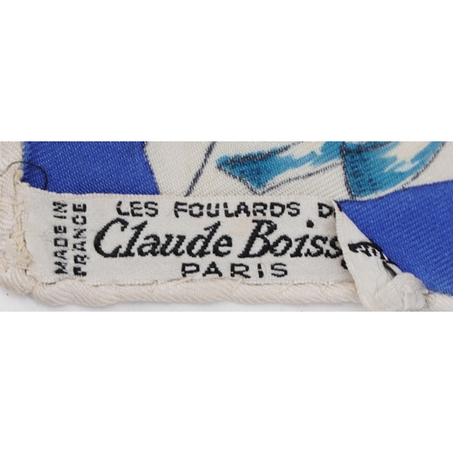 1151 - French Claude Boissy of Paris silk scarf, 75cm x 75cm