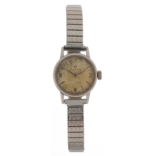 2142 - Omega, ladies wristwatch, the case numbered 511 016, 20mm in diameter