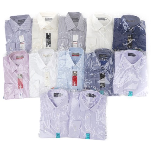 630 - Twelve as new gentlemen's Marks & Spencer shirts, 15 inch and 15.5 inch collars