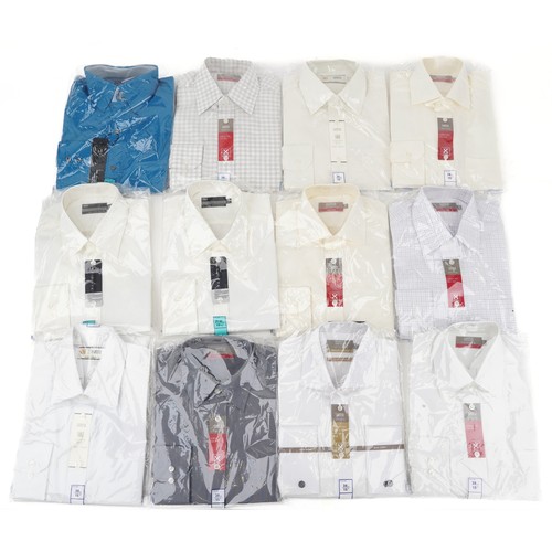 634 - Twelve as new gentlemen's Marks & Spencer shirts, 15 inch and 15.5 inch collars