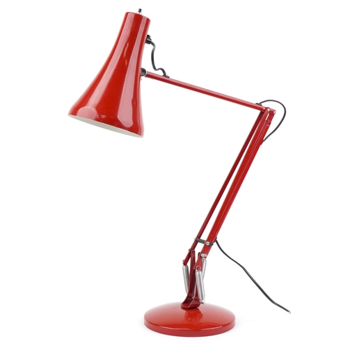 669 - Red Anglepoise table lamp