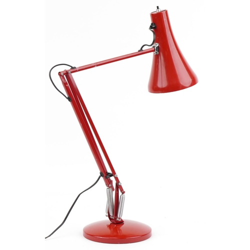 669 - Red Anglepoise table lamp