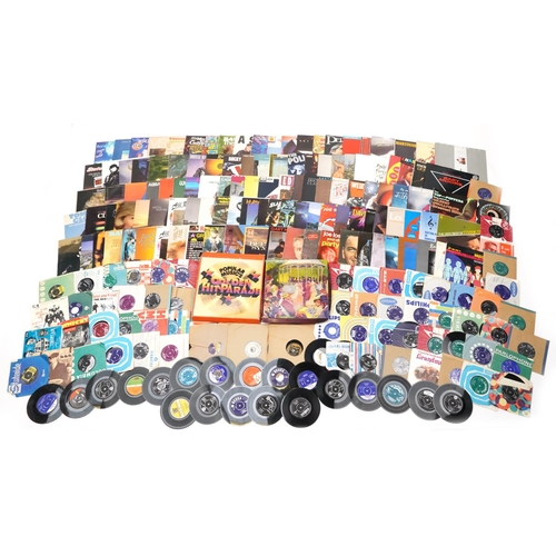 684 - Vinyl LP records and 45rpm records including Tommy Steele, The Carpenters, Abba, The Police, Chas & ... 