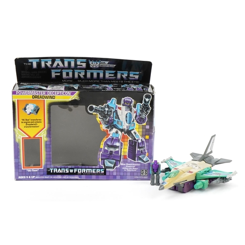 1478 - 1987 The Transformers Powermaster Deception Dreadwind vehicle with box by Hasbro