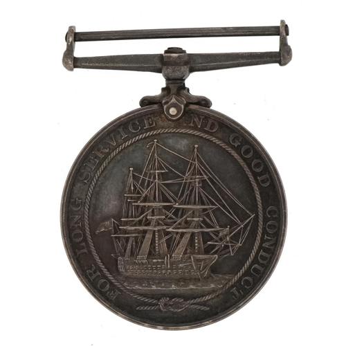 1511 - British military Edward VII naval Long Service and Good Conduct medal awarded to Edward Glanville, B... 