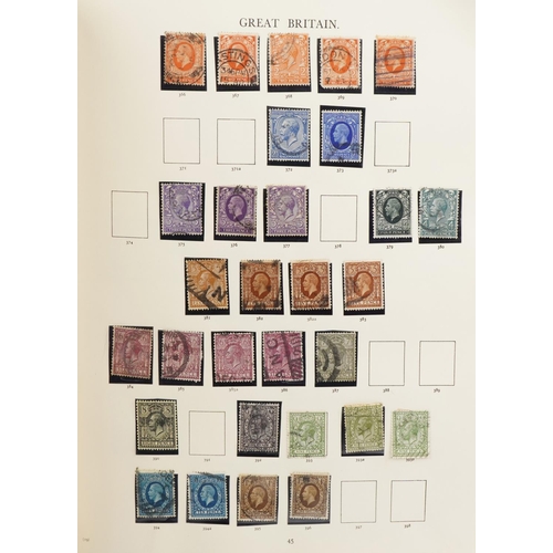 1629A - Victorian and later stamps arranged in a stock book including Penny Black, Tuppeny Blues, Penny Reds... 