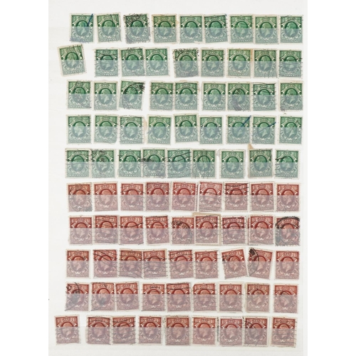 1627 - Collection of Victorian and later stamps arranged in a stock book including Penny Reds, Jubilee issu... 