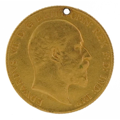 2033 - Edward VII 1905 gold half sovereign