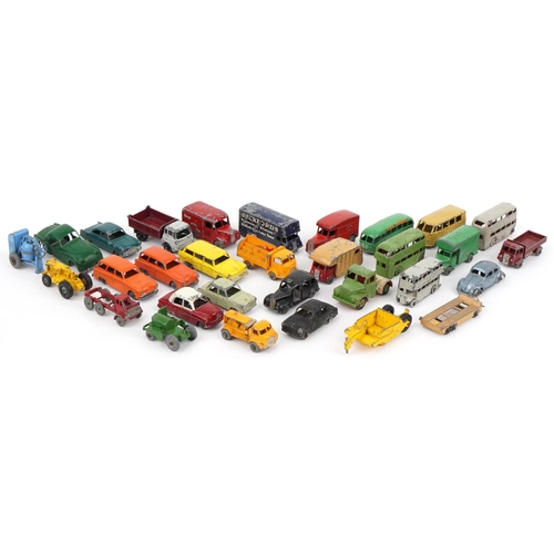 1497 - Vintage diecast vehicles including Lesney, Bedford 7.5 ton tipper, Pickford removal van and Marshall... 