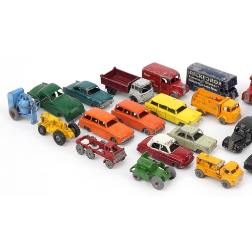 1497 - Vintage diecast vehicles including Lesney, Bedford 7.5 ton tipper, Pickford removal van and Marshall... 